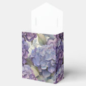 Elegante, staubige, lila Hydrangeas Geschenkschachtel (Geöffnet)