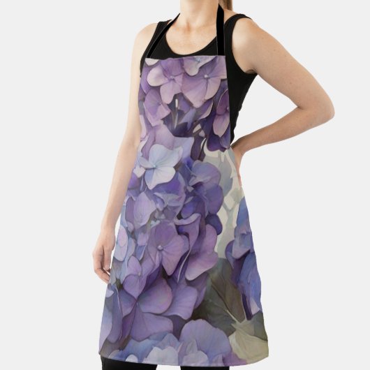 Elegante, staubige, lila Hydrangeas Schürze (InSitu)