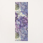 Elegante, staubige, lila Hydrangeas Yogamatte (Vorderseite)