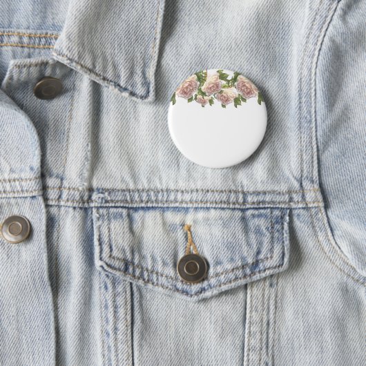 Elegante, staubige, orange Rose Button (Beispiel)