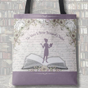 Elegante staubige Pflaumen-Farbene Inspirierende L Tasche