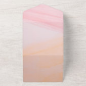 Elegante staubige Rose-Chic All in One Wedite Einl All In One Einladung (Außenbereich)