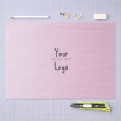 Elegante Steigung blaß - Rosa mit Seidenpapier (Handwerk)