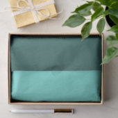 Elegante Steigungs-aquamarines Grün mit Seidenpapier (Geschenk)