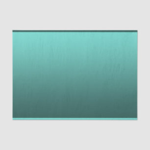 Elegante Steigungs-aquamarines Grün Seidenpapier