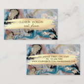 Elegante Steinmütze Visitenkarte (Vorne/Hinten)