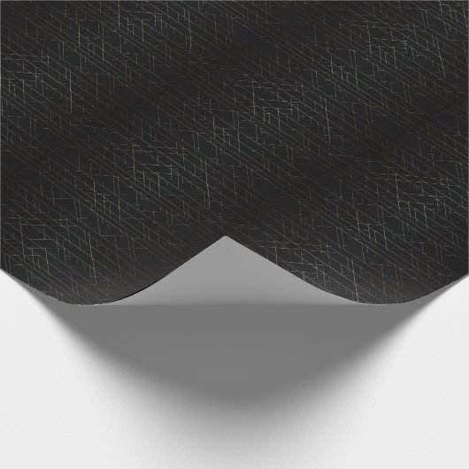 Elegante Sternexplosion Delta Beach Lounge Geschenkpapier (Ecke)
