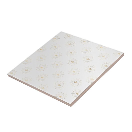 Elegante Sternexplosion Fliese (Seite)