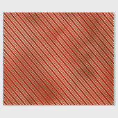 Elegante Stilelemente aus Rot und Gold Geschenkpapier (Flach)