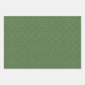 Elegante Stilelemente Holiday Quatrefolie Geschenkpapier Set (Vorderseite 3)