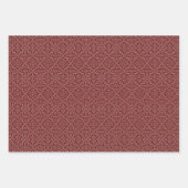 Elegante Stilelemente Holiday Quatrefolie Geschenkpapier Set (Vorderseite 2)