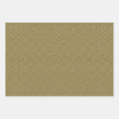 Elegante Stilelemente Holiday Quatrefolie Geschenkpapier Set (Vorderseite)