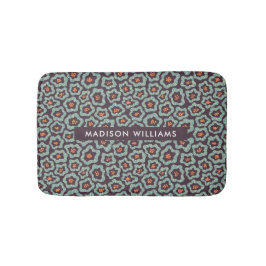 Elegante stilvolle Blume Minimalistisch Bath Mat Badematte