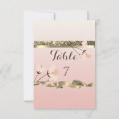 Elegante stilvolle Blumenkarte Einladung (Rückseite)