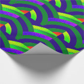 elegante, stilvolle Chevrons Geschenkpapier (Ecke)