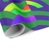 elegante, stilvolle Chevrons Geschenkpapier (Rolleneckpunkt)
