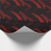 elegante, stilvolle Chevrons Geschenkpapier (Ecke)