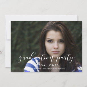 Elegante stilvolle Foto-Abschlussfeier Ankündigung