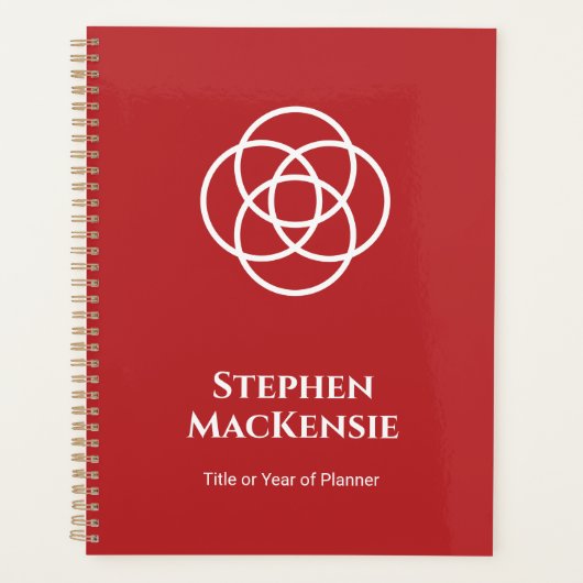 Elegante, stilvolle Führungskraft Planer (Vorderseite)