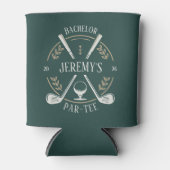 Elegante stilvolle Golf Par-T Bachelor Party Custo Dosenkühler (Vorderseite)