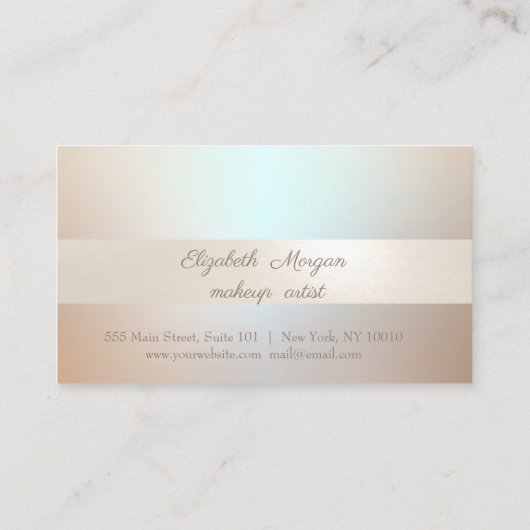 Elegante stilvolle,helle Confetti Loyalty Card Treuekarte (Rückseite)