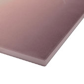 Elegante, stilvolle Kupfergold-Rose-Glitzer-Tropfe Schneidebrett (Ecke)