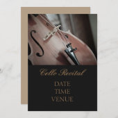 Elegante stilvolle Leistung des Einladung (Vorne/Hinten)