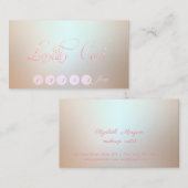 Elegante stilvolle, leuchtende Treuekarte (Vorne/Hinten)