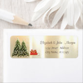 Elegante, stilvolle Pinienbäume, Weihnachts-Schlit (Insitu)