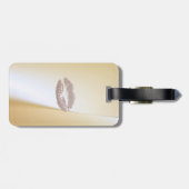 Elegante Stilvolle Stilelemente - Glitterie Lippen Gepäckanhänger (Rückseite horizontal)