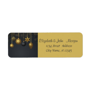 Elegante stilvolle Weihnachtskugeln, Schneeflocken