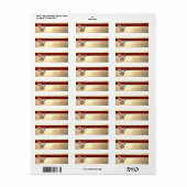 Elegante, stilvolle Weihnachtsschmuck, Imitats Gol (Vorne)