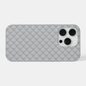 Elegante stilvolle weiße Textur iPhone Hülle (Rückseite (Horizontal))