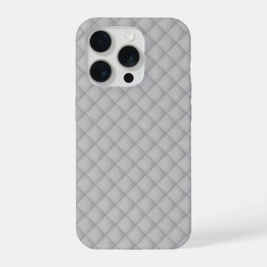 Elegante stilvolle weiße Textur iPhone Hülle (Rückseite)