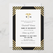 Elegante Stipendiaten Einladung (Vorderseite)