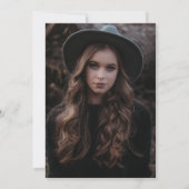 Elegante Stipendiaten Einladung (Rückseite)