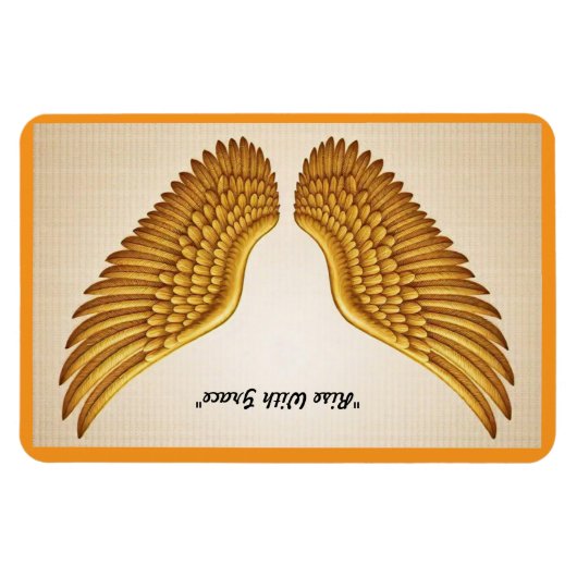 "Elegante Strahlung" Magnet (Horizontal)