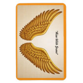 "Elegante Strahlung" Magnet (Vertikal)