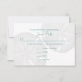 Elegante Strandbar Sand Dollar Feinschmecker RSVP Karte (Vorderseite)