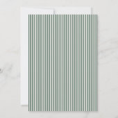 Elegante Strandhochzeit mit Küstenstreifen  Save The Date (Rückseite)