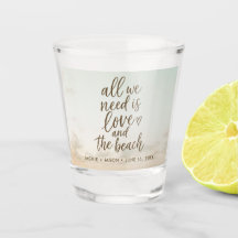 Elegante Strandliebe & Strandhochzeitsgeschenk