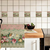 Elegante Streifen Vintag Fliese