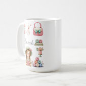 Elegante Strick-Kaffeetasse Kaffeetasse (Vorderseite Links)