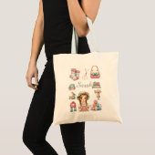 Elegante Strick-Tasche Tragetasche (Vorderseite (Produkt))