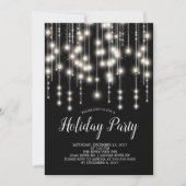 Elegante String Lights - Feierlichkeiten Einladung (Vorderseite)