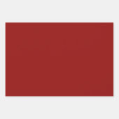 Elegante Stripes Gold Rote grüne Weihnachten Geschenkpapier Set (Vorderseite 2)