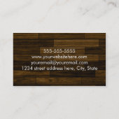 Elegante Studenten-Visitenkarten Telefonnummerkarte (Rückseite)