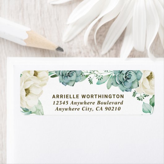 Elegante Sukkulente Wasserfarbe Elfenbeinblütenhoc (Insitu)