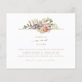 Elegante Summer Floral Wedding Einladung QR Code U (Vorderseite)