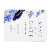 Elegante Summer Floral Wedding Magnet (Horizontal)